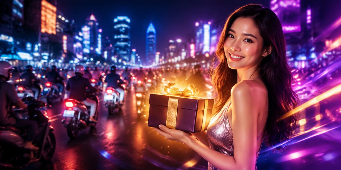 Người dùng tại TP. Hồ Chí Minh tham gia giải thưởng casino trực tuyến cc88 trong ánh đèn neon