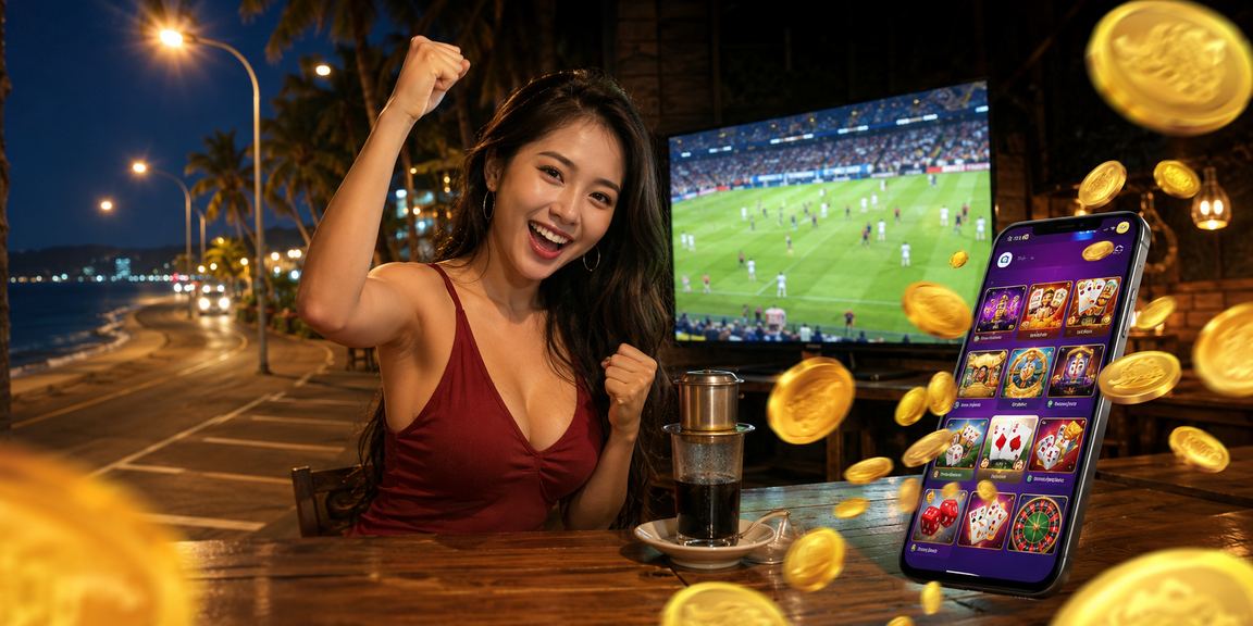 Người dùng tại Mũi Né tham gia casino di động cc88 bên ly cà phê buổi sáng